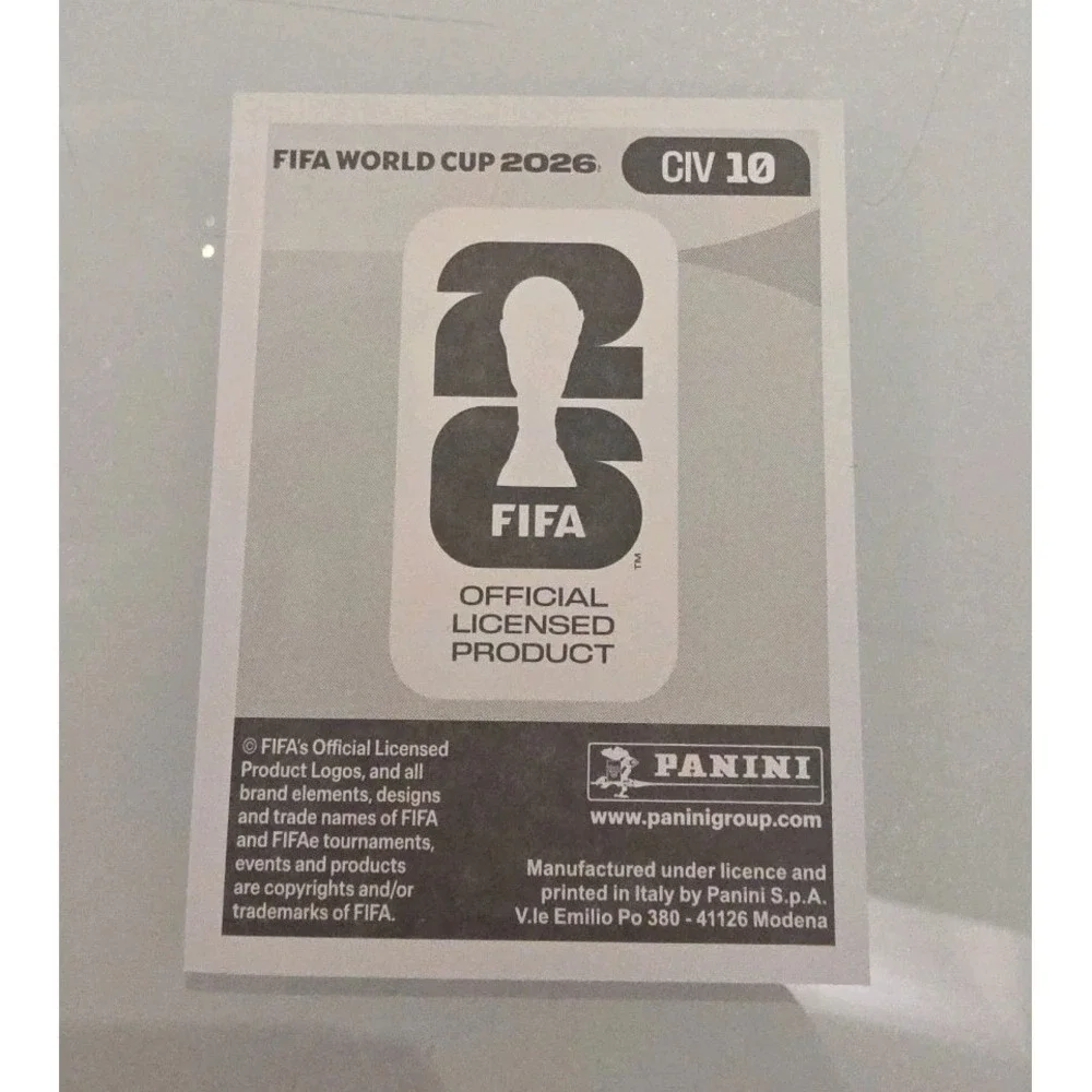 Panini FIFA World Cup 2026 Franck Kessié CIV 10 Ivory Coast Soccer Trading Card